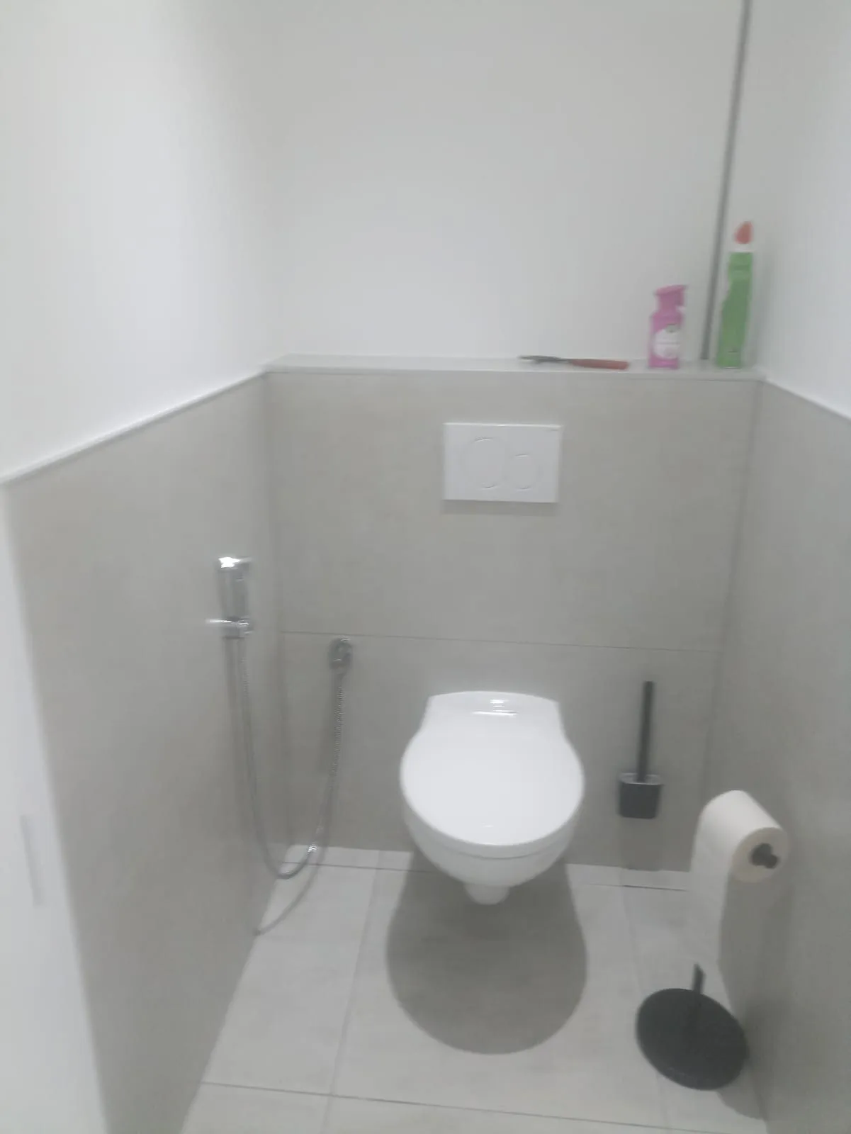 Installation sanitaire : WC suspendu et lave-mains — 2025