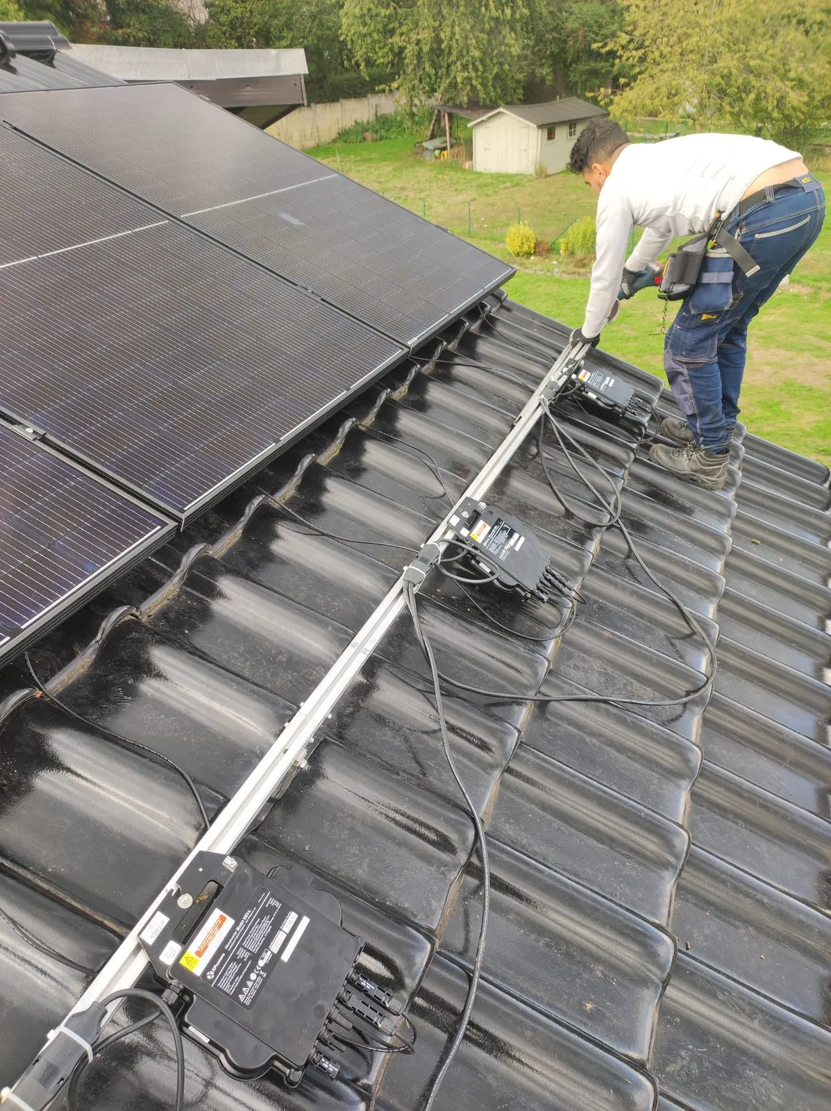 Installation de panneaux photovoltaïques — 2022